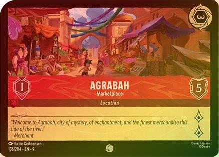 Agrabah (Marketplace) (Fabled Reprint) - 136/204 - Common (Foil)