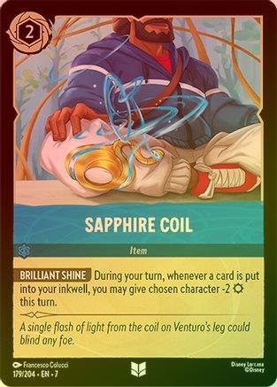 Sapphire Coil - 179/204 - Uncommon (Foil)