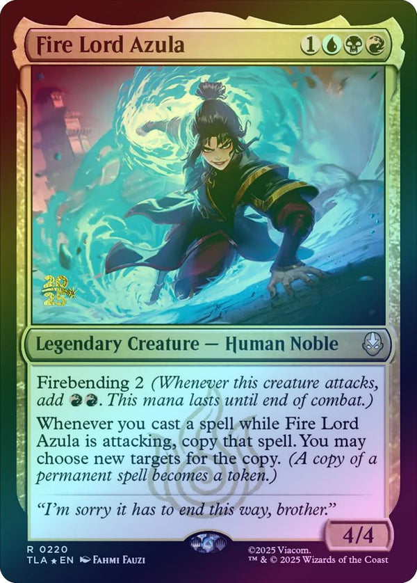 Fire Lord Azula - Prerelease Promo (Foil) (PTLA)
