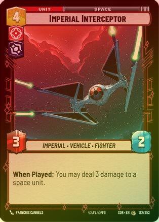 Imperial Interceptor - 132/252 - Common (Foil)