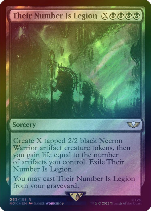Their Number Is Legion (Surge Foil) (40K)