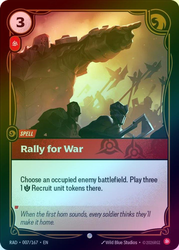 Rally for War - 007/167 - Common (Foil)