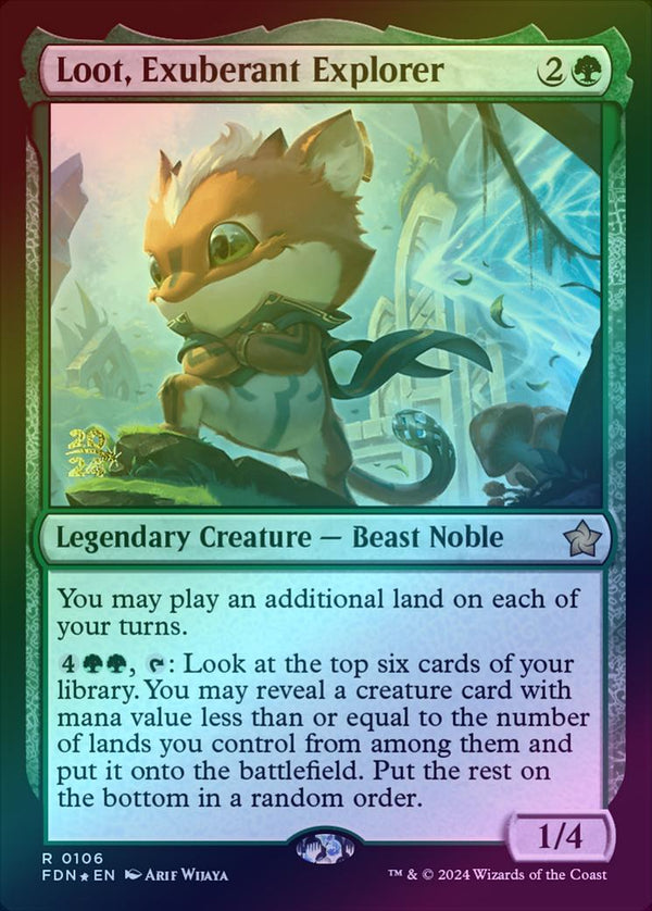 Loot, Exuberant Explorer - Prerelease Promo (Foil) (PFDN)
