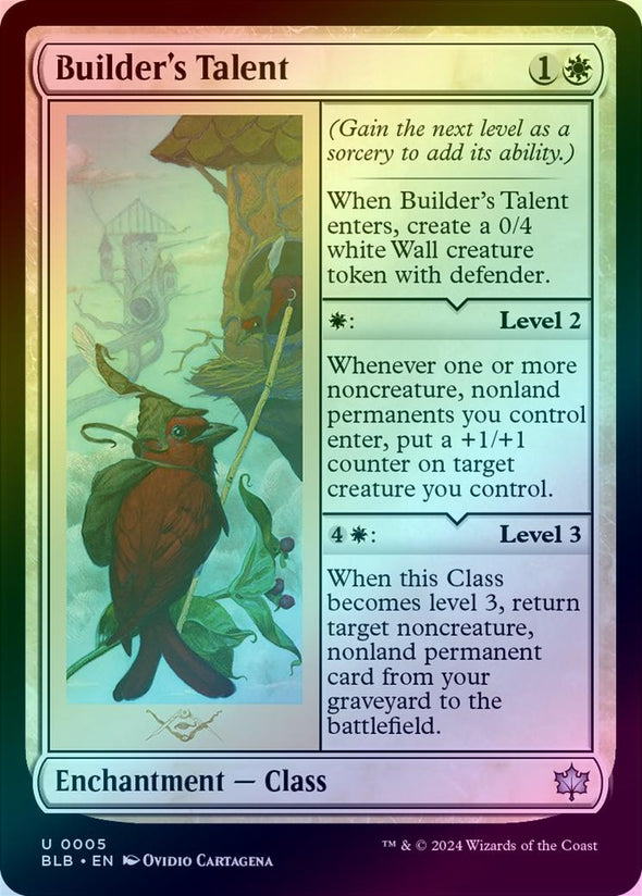 Builder's Talent (Foil) (BLB)