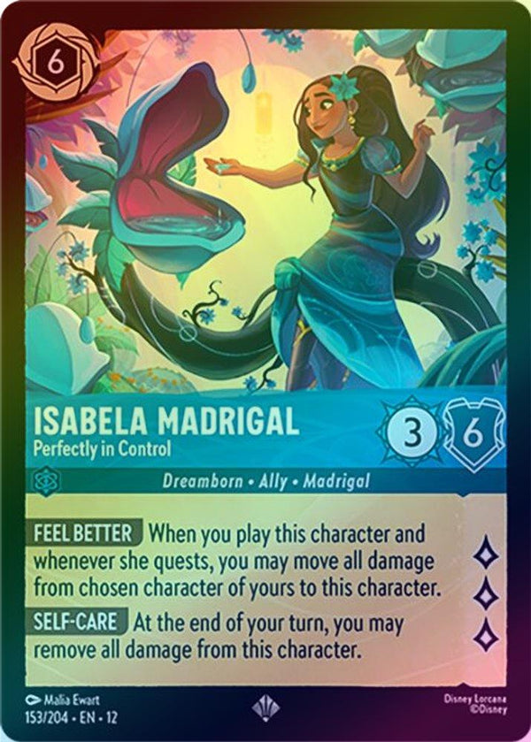 Isabela Madrigal (Perfectly in Control) - 153/204 - Super Rare (Foil)