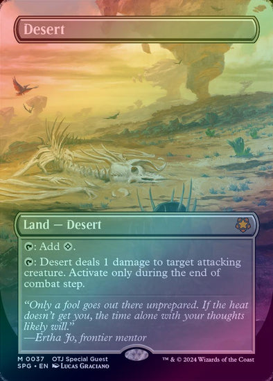 Desert - Borderless (Foil) (SPG)