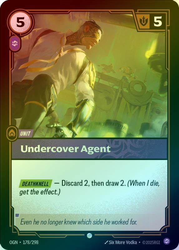 Undercover Agent - 178/298 - Common (Foil)