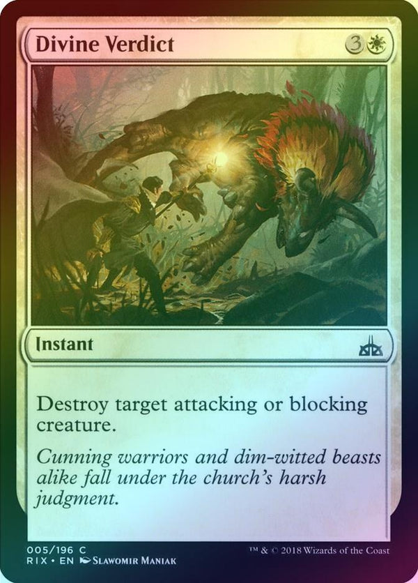 Divine Verdict (Foil) (RIX)