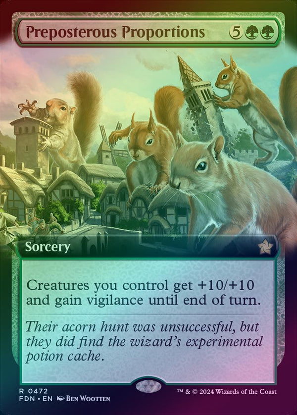 Preposterous Proportions - Extended Art (Foil) (FDN)