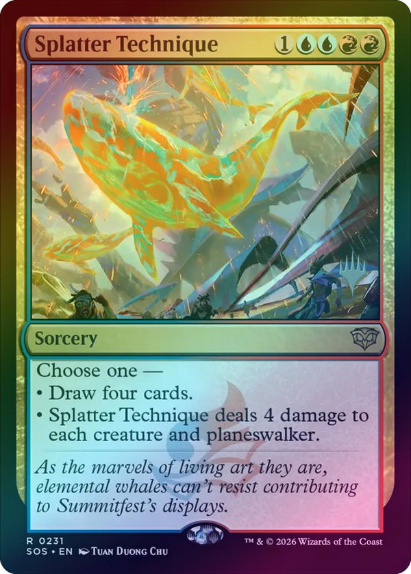 Splatter Technique - Promo Pack (Foil) (PSOS)
