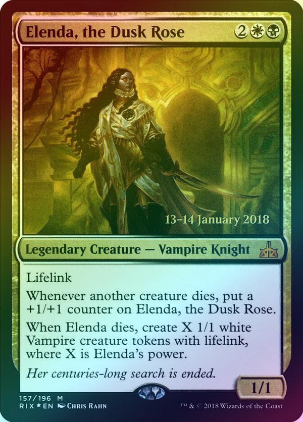 Elenda, the Dusk Rose - Prerelease Promo (Foil) (PRIX)