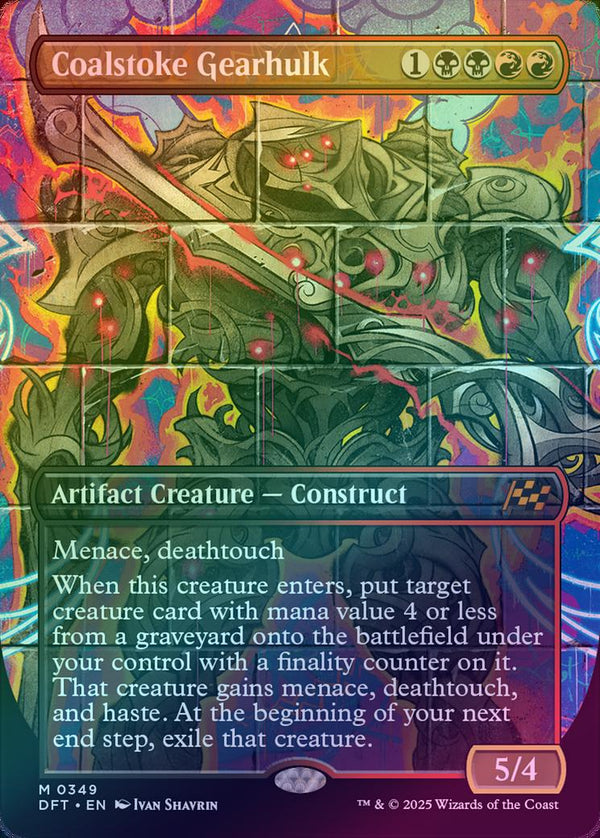 Coalstoke Gearhulk - Borderless Graffiti Giant (Foil) (DFT)