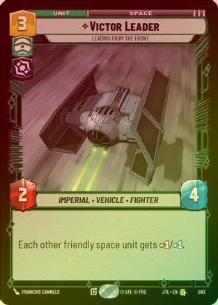 Victor Leader - Leading from the Front - 583 - Rare (Foil)