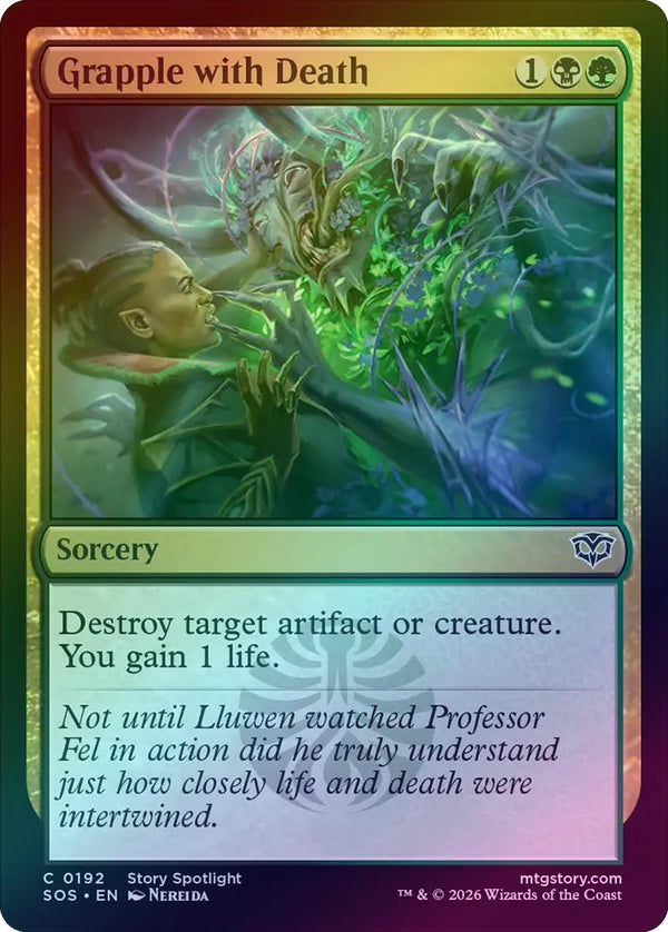 Grapple with Death (Foil) (SOS)