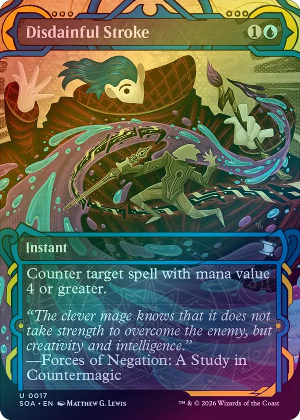 Disdainful Stroke (Foil) (SOA)