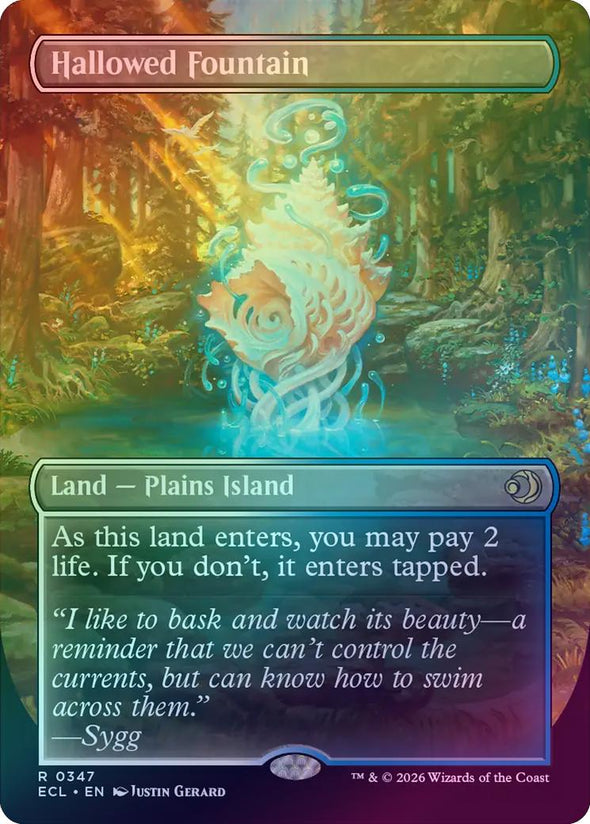 Hallowed Fountain // Hallowed Fountain - Borderless (Foil) (ECL)
