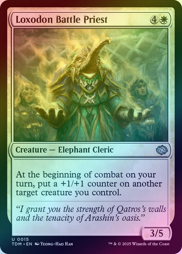 Loxodon Battle Priest (Foil) (TDM)
