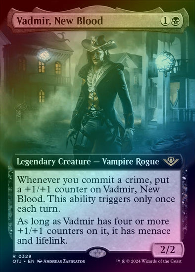 Vadmir, New Blood - Extended Art (Foil) (OTJ)