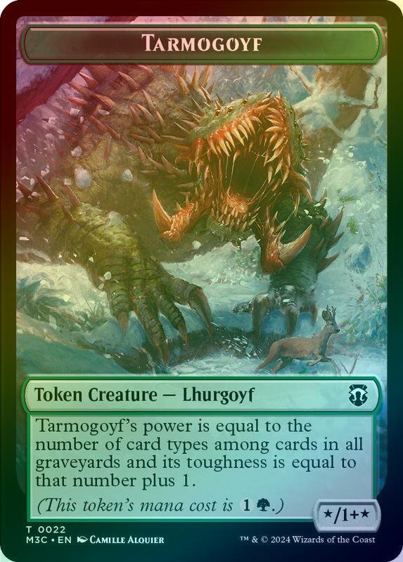 Goblin // Tarmogoyf Token (Ripple Foil) (TM3C)