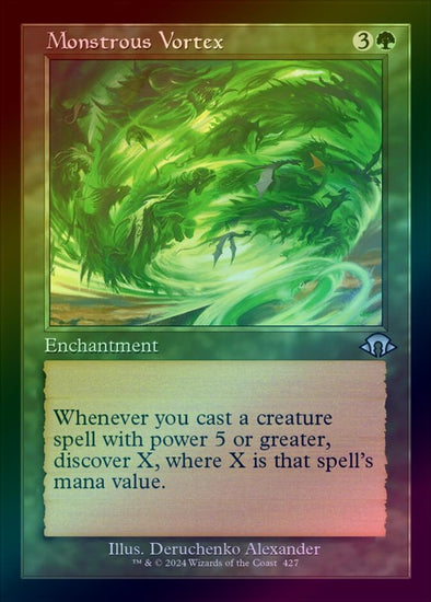 Monstrous Vortex - Retro Frame (Foil) (MH3)