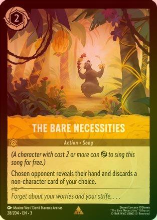 The Bare Necessities - 28/204 - Rare (Foil)