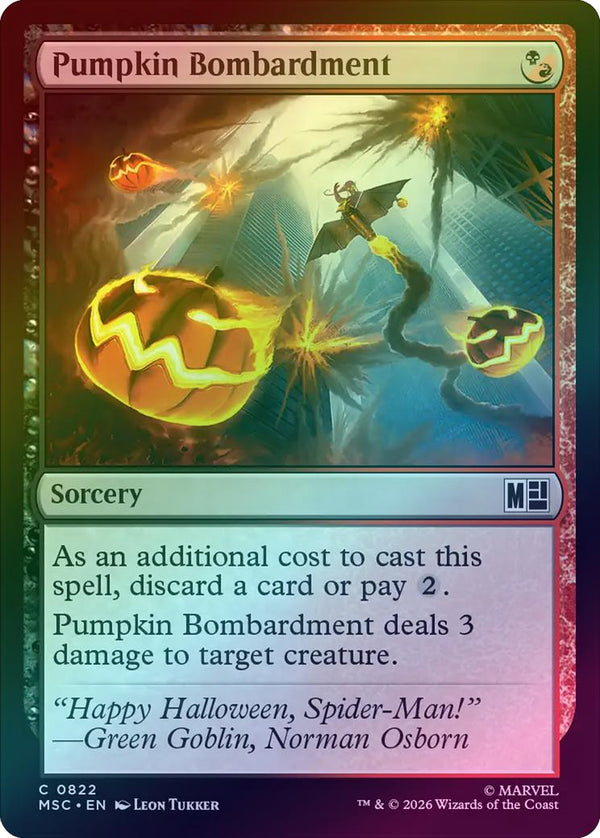Pumpkin Bombardment (Foil) (MSC)