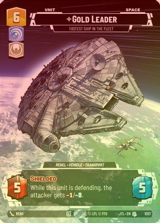 Gold Leader - Fastest Ship in the Fleet (Prestige) - 1057 - Uncommon (Foil)