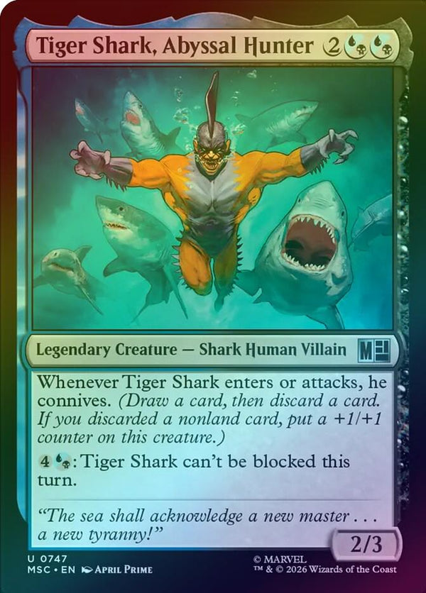 Tiger Shark, Abyssal Hunter (Foil) (MSC)