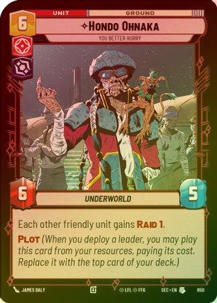 Hondo Ohnaka - You Better Hurry (Foil) - 650 - Uncommon (Foil)