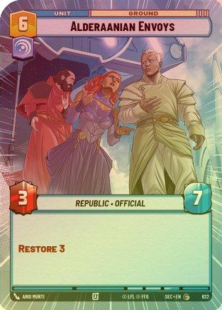 Alderaanian Envoys (Hyperspace Foil) - 822 - Common (Foil)