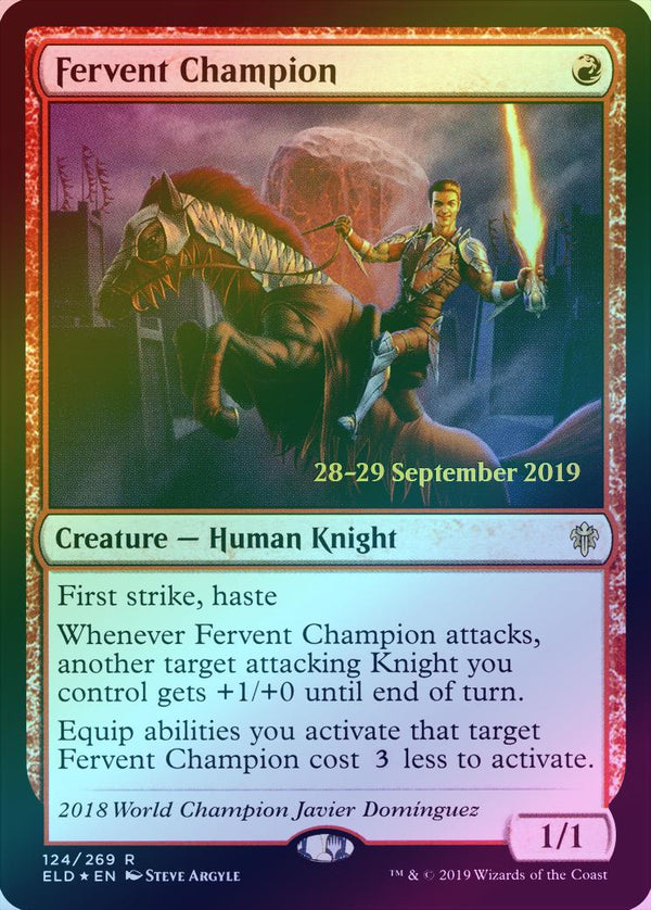 Fervent Champion - Prerelease Promo (Foil) (PELD)