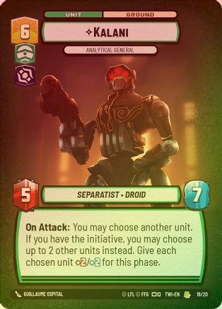 Kalani - Analytical General - Weekly Play Promo - 16/20 - Rare (Foil)