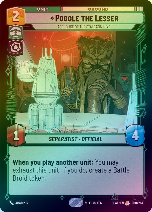 Poggle the Lesser - Archduke of the Stalgasin Hive - 080/257 - Rare (Foil)