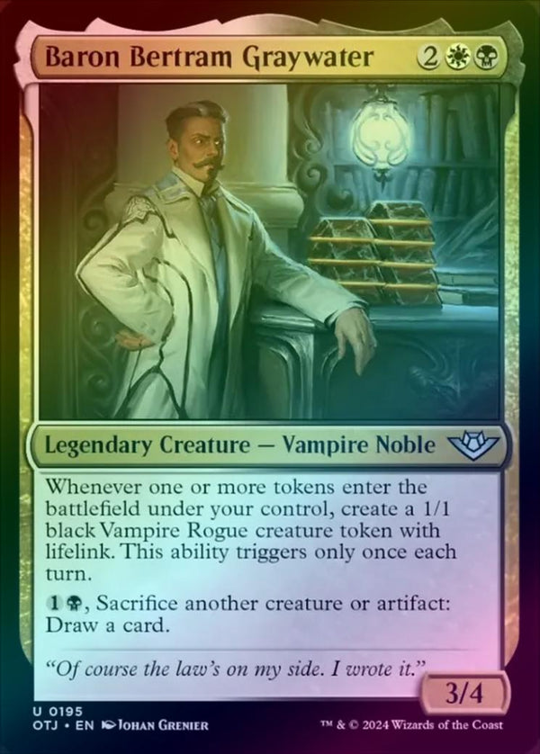 Baron Bertram Graywater (Foil) (OTJ)