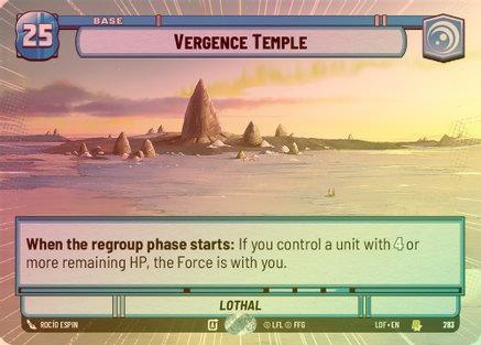Vergence Temple (Hyperspace) - 767 - Rare (Foil)