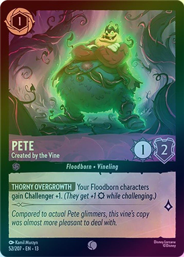 Pete (Created by the Vine) - 52/207 - Common (Foil)