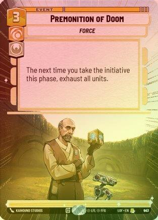 Premonition of Doom (Hyperspace) - 943 - Rare (Foil)