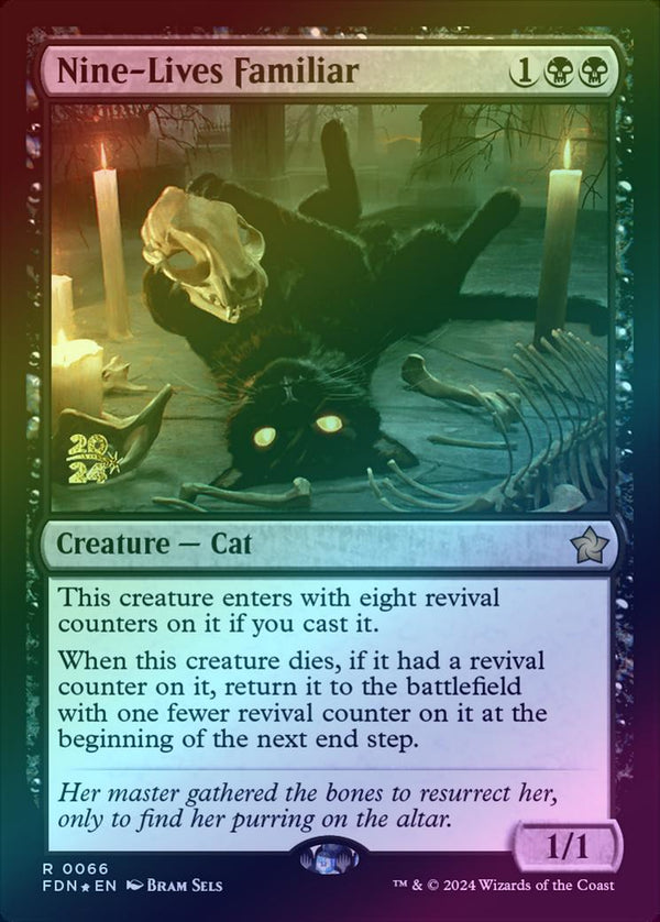 Nine-Lives Familiar - Prerelease Promo (Foil) (PFDN)