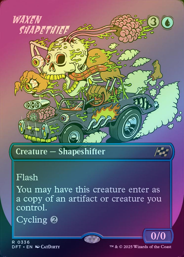 Waxen Shapethief - Borderless Rude Rider (Foil) (DFT)