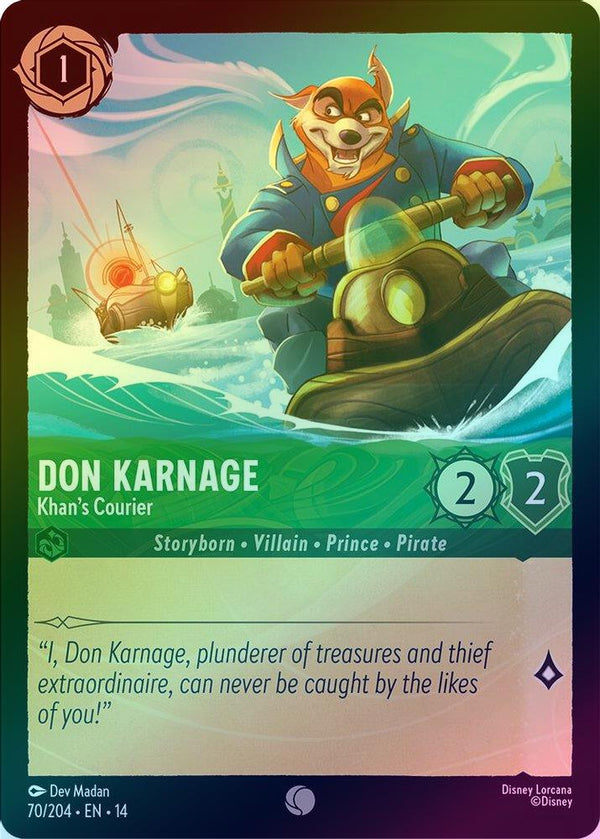 Don Karnage (Khan's Courier) - 70/204 - Common (Foil)