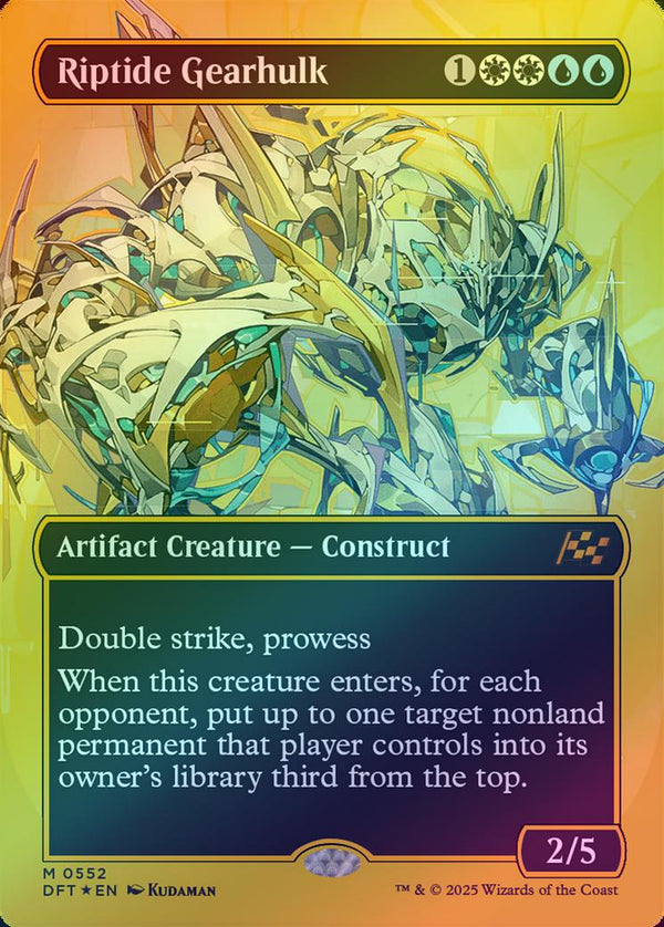 Riptide Gearhulk - Borderless Graffiti Giant (First-Place Foil) (DFT)