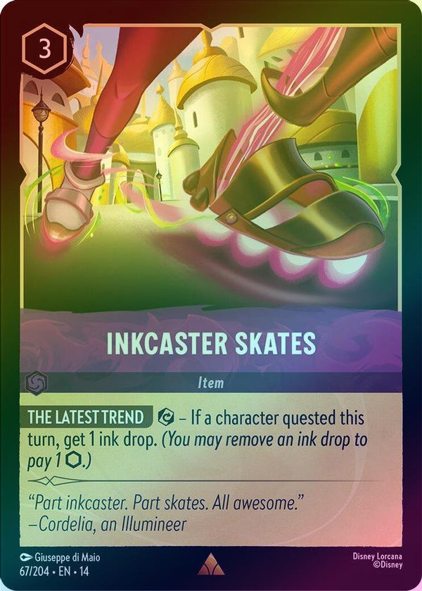 Inkcaster Skates - 67/204 - Rare (Foil)
