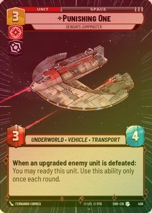 Punishing One - Dengar's Jumpmaster (Hyperspace) - 406 - Uncommon (Foil)