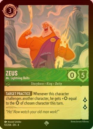 Zeus (Mr. Lightning Bolts) - 92/204 - Super Rare (Foil)