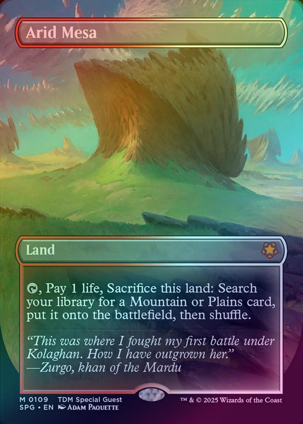 Arid Mesa - Borderless (Foil) (SPG)