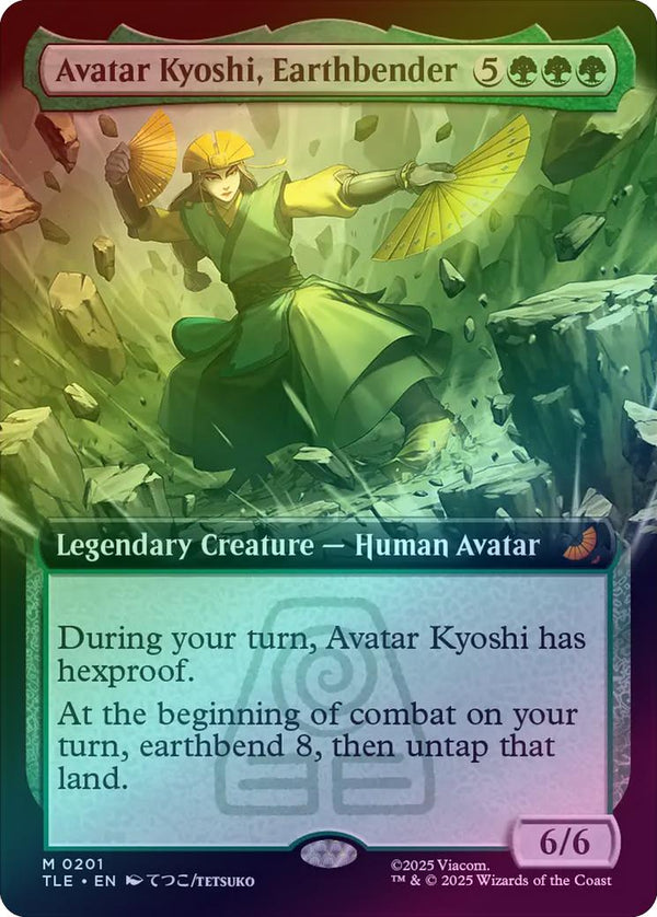 Avatar Kyoshi, Earthbender - Extended Art (Foil) (TLE)