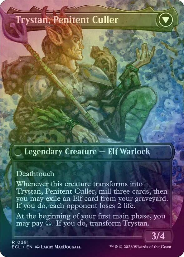 Trystan, Callous Cultivator // Trystan, Penitent Culler - Borderless (Foil) (ECL)