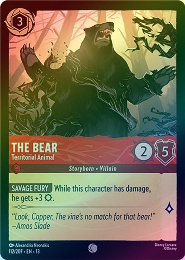 The Bear (Territorial Animal) - 112/207 - Common (Foil)
