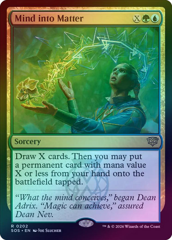 Mind into Matter (Foil) (SOS)