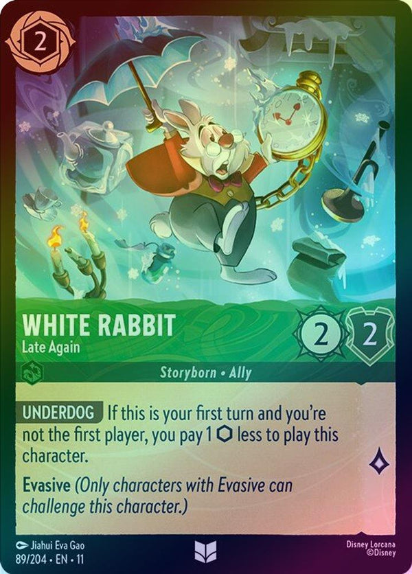 White Rabbit (Late Again) - 89/204 - Uncommon (Foil)